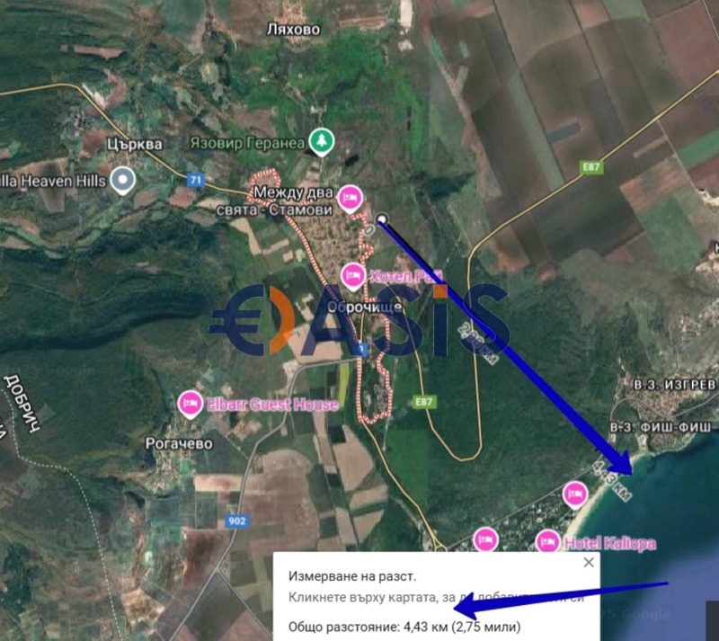 For Sale  Plot region Dobrich , Obrochishte , 3000 sq.m | 76955764 - image [6]
