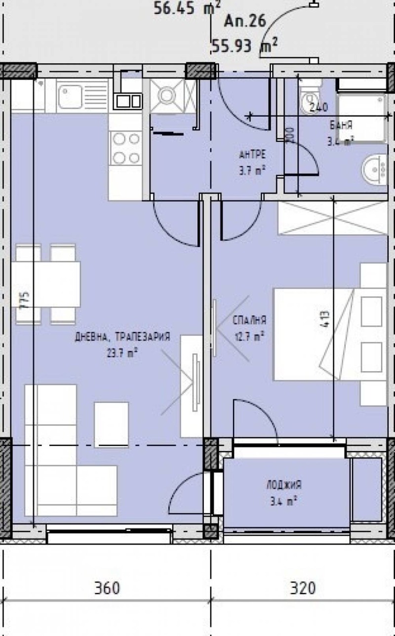 Satılık  1 yatak odası Sofia , Malinova dolina , 73 metrekare | 55853064 - görüntü [3]
