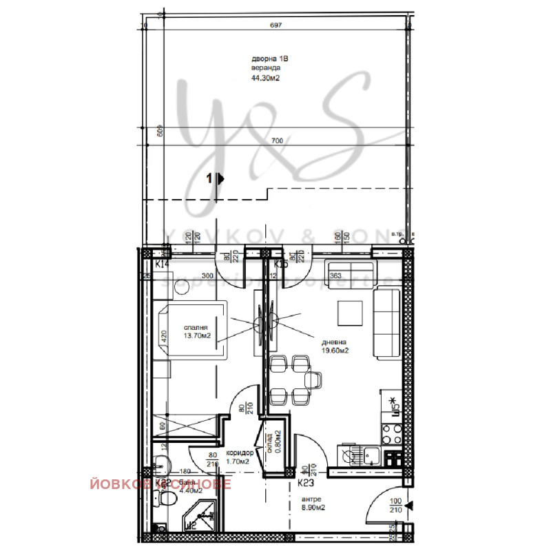 À vendre  1 chambre Plovdiv , Belomorski , 64 m² | 26627774