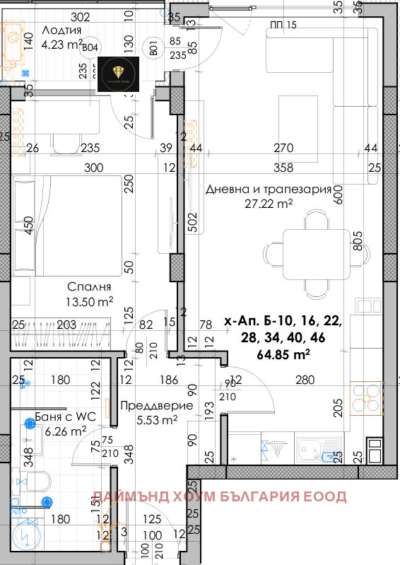Zu verkaufen  1 Schlafzimmer Plowdiw , Juschen , 81 qm | 77828604 - Bild [3]