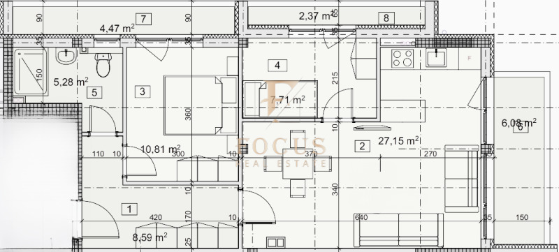 Продава 3-СТАЕН, гр. Пловдив, Коматево, снимка 1 - Aпартаменти - 47894123