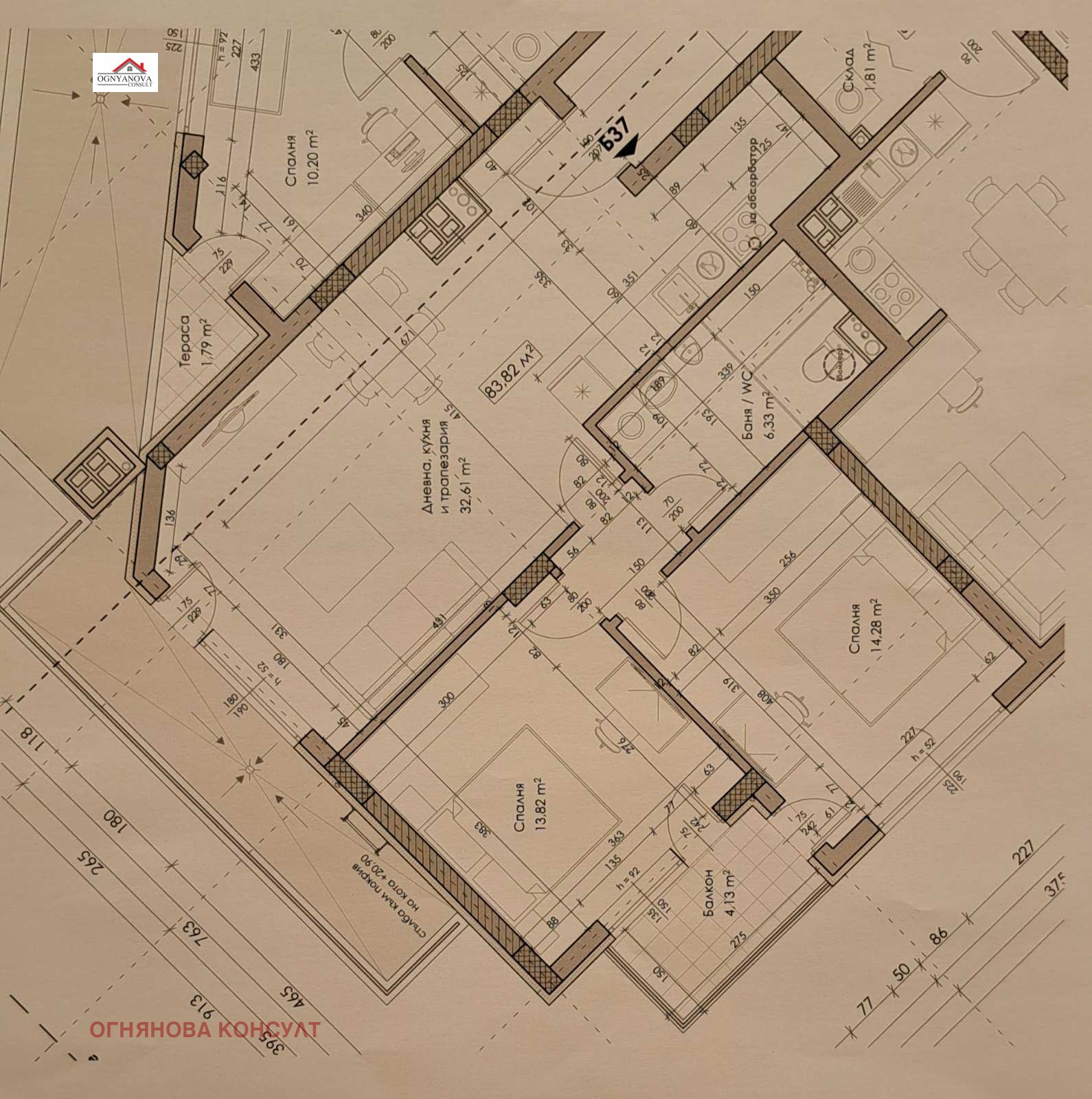 Продава 3-СТАЕН, гр. София, Обеля 1, снимка 7 - Апартаменти - 56072544