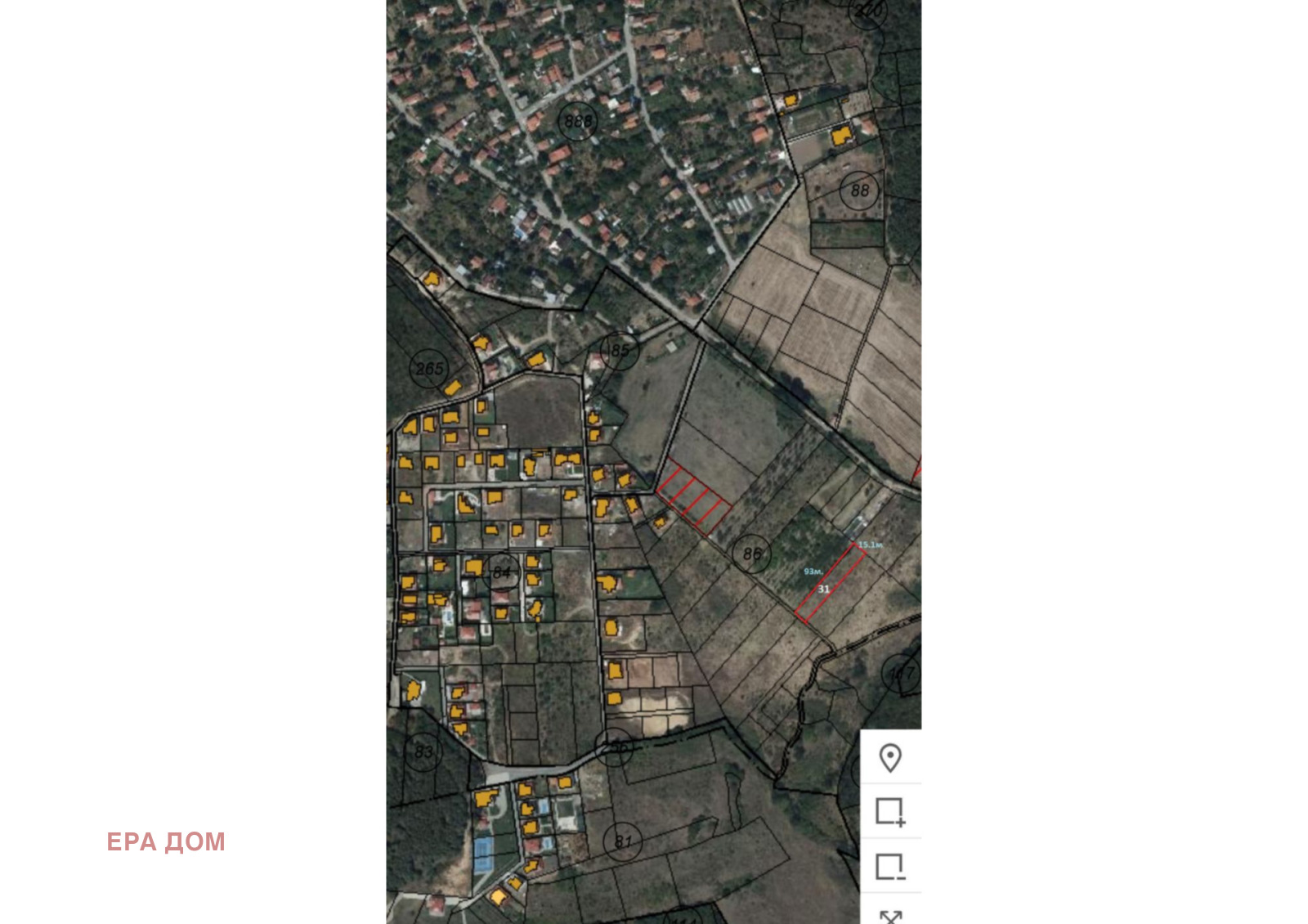 Продава ПАРЦЕЛ, с. Малка Верея, област Стара Загора, снимка 3 - Парцели - 55620186