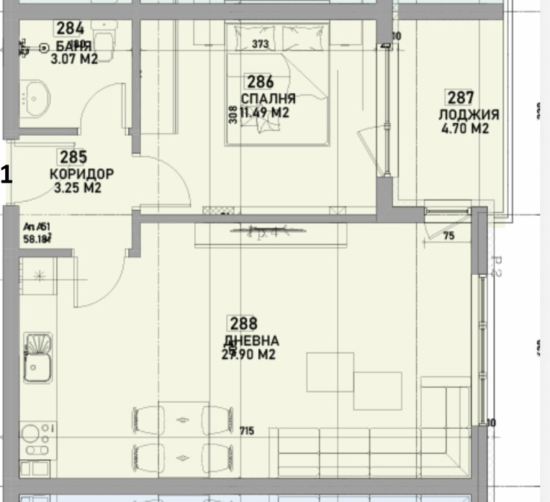 Продава 2-СТАЕН, гр. Пловдив, Кючук Париж, снимка 5 - Апартаменти - 52769979