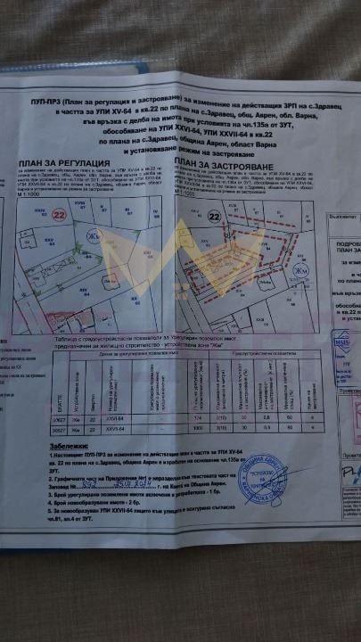 Продава ПАРЦЕЛ, с. Здравец, област Варна, снимка 1 - Парцели - 48248418