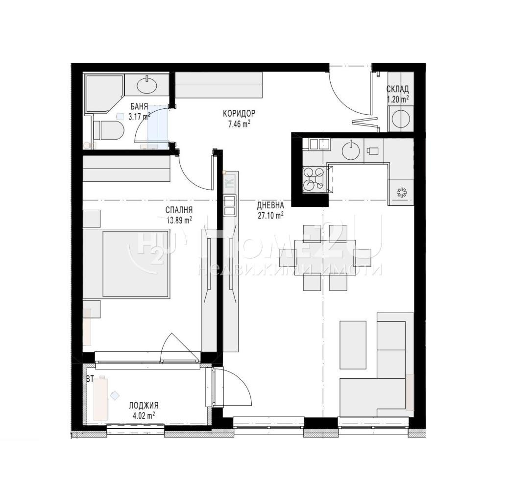 Продава 2-СТАЕН, гр. Варна, Левски 1, снимка 12 - Апартаменти - 54133866