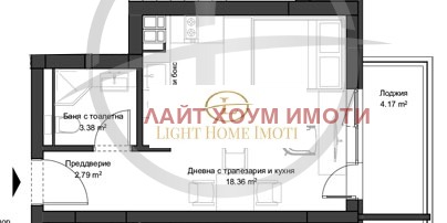 Na prodej  Studio Plovdiv , Kjučuk Pariž , 45 m2 | 12679291 - obraz [3]