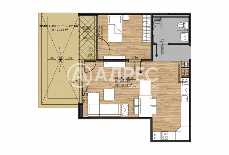 Na prodej  1 ložnice Sofia , Bojana , 87 m2 | 58263648 - obraz [4]