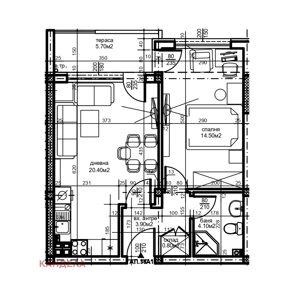 Продава 2-СТАЕН, гр. Пловдив, Кючук Париж, снимка 2 - Апартаменти - 49116726