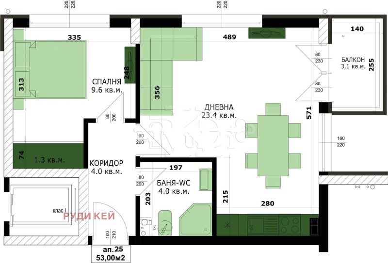 Продава  2-стаен град Варна , Кайсиева градина , 60 кв.м | 34597005