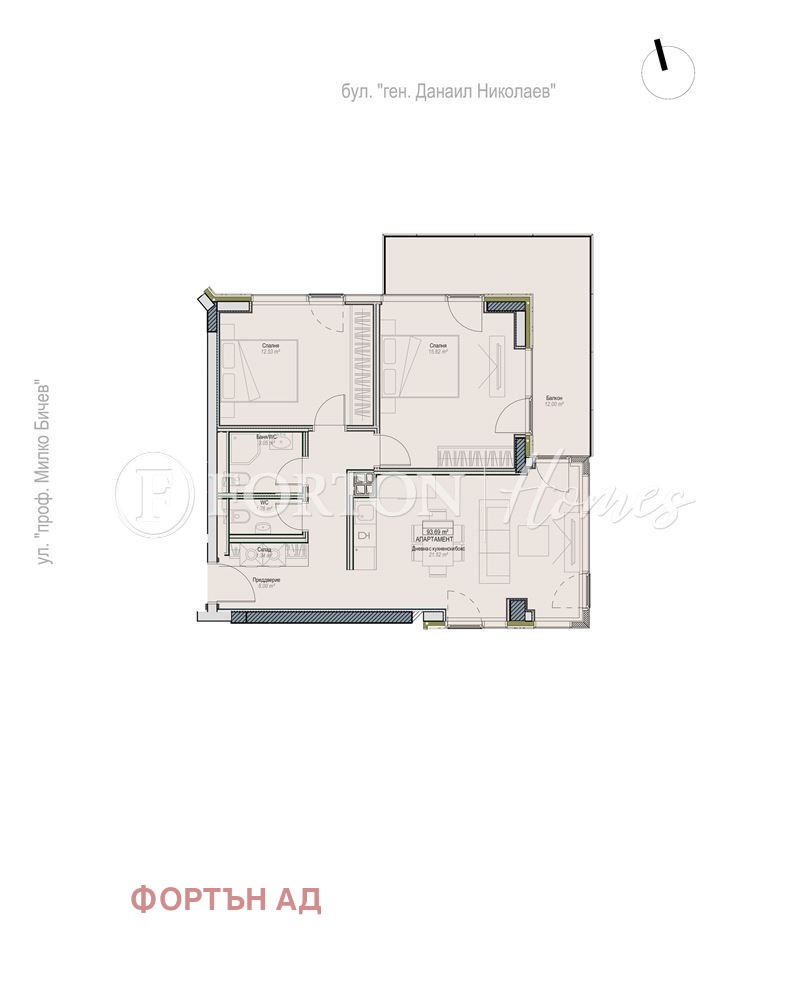 Продава 3-СТАЕН, гр. София, Оборище, снимка 2 - Апартаменти - 54613592