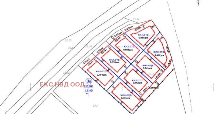 Satılık  Komplo bölge Filibe , Brestnik , 720 metrekare | 54816341
