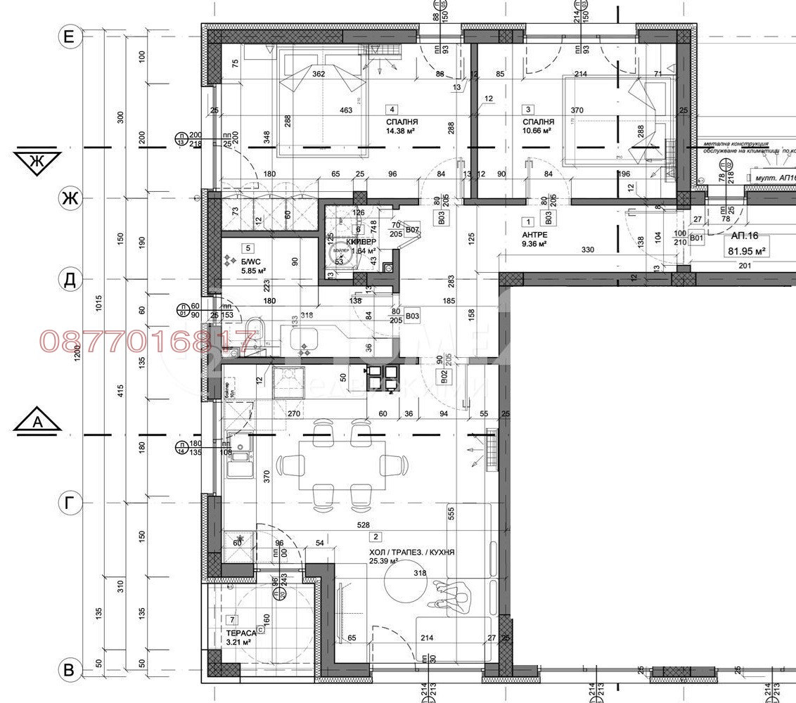 Продава 3-СТАЕН, гр. Варна, к.к. Св.Св. Константин и Елена, снимка 3 - Апартаменти - 55258220
