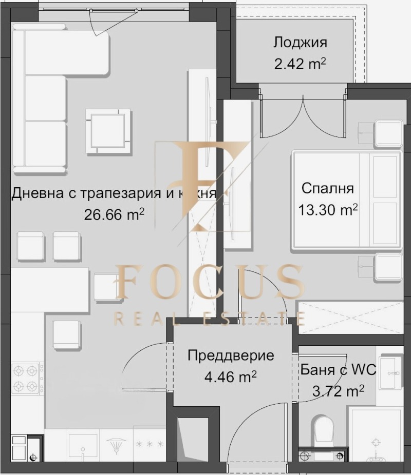 Продава 2-СТАЕН, гр. Пловдив, Христо Смирненски, снимка 3 - Апартаменти - 52272562