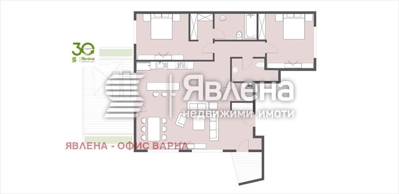 Продава 3-СТАЕН, гр. Варна, Бриз, снимка 3 - Aпартаменти - 49228048