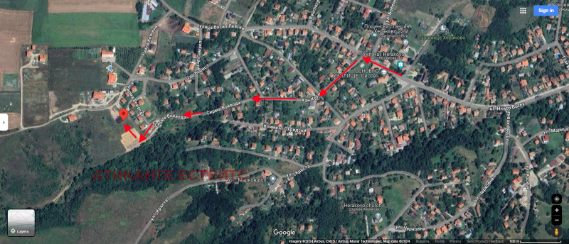 Na sprzedaż  Działka region Sofia , Cherakowo , 800 mkw | 46292210 - obraz [2]