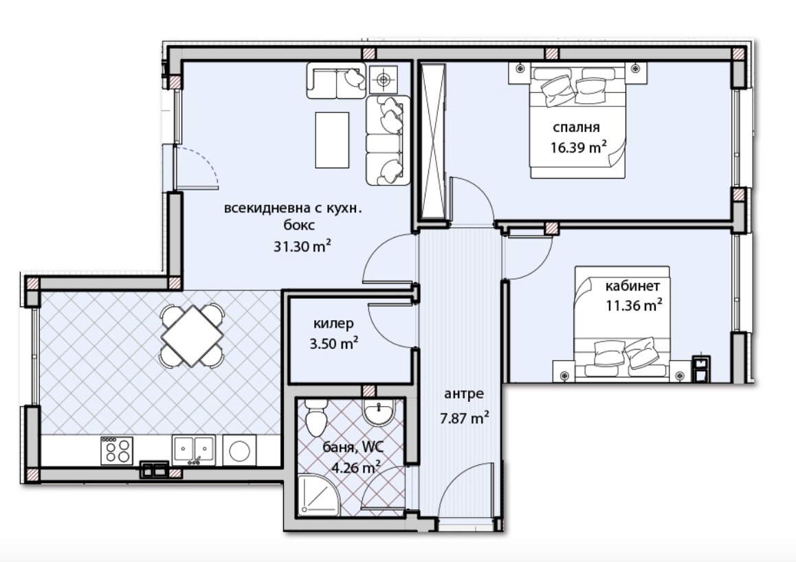 Продава 3-СТАЕН, гр. Варна, Владислав Варненчик 1, снимка 12 - Апартаменти - 54187637