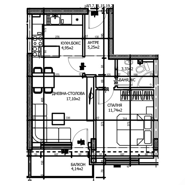 For Sale  1 bedroom Plovdiv , Trakiya , 65 sq.m | 16089938 - image [8]