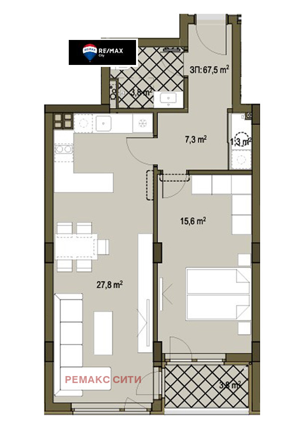 Продава  2-стаен град София , Студентски град , 82 кв.м | 86183145 - изображение [2]