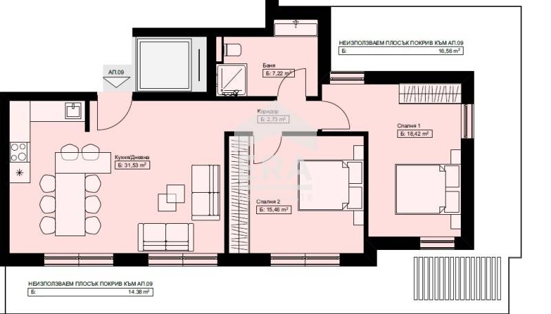 Продава 3-СТАЕН, гр. София, Обеля, снимка 3 - Апартаменти - 54335532