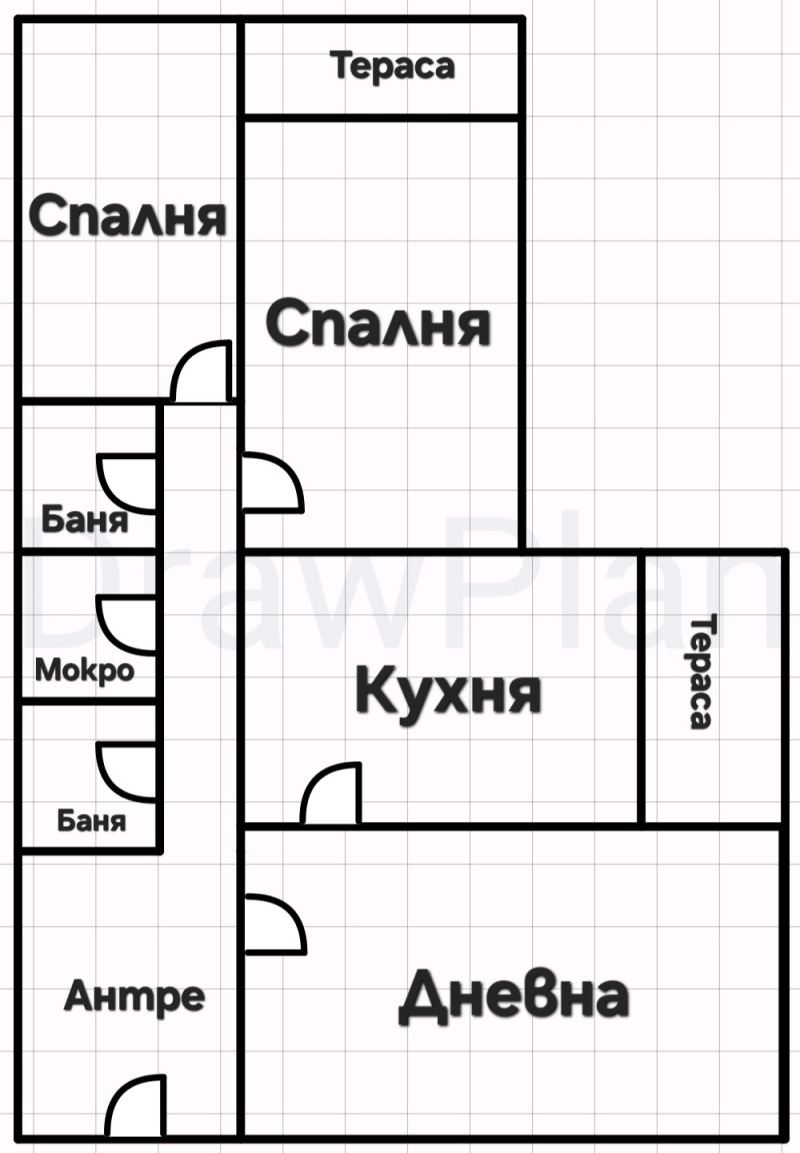 Продается  3 спальни София , Люлин 3 , 90 кв.м | 96530204 - изображение [6]