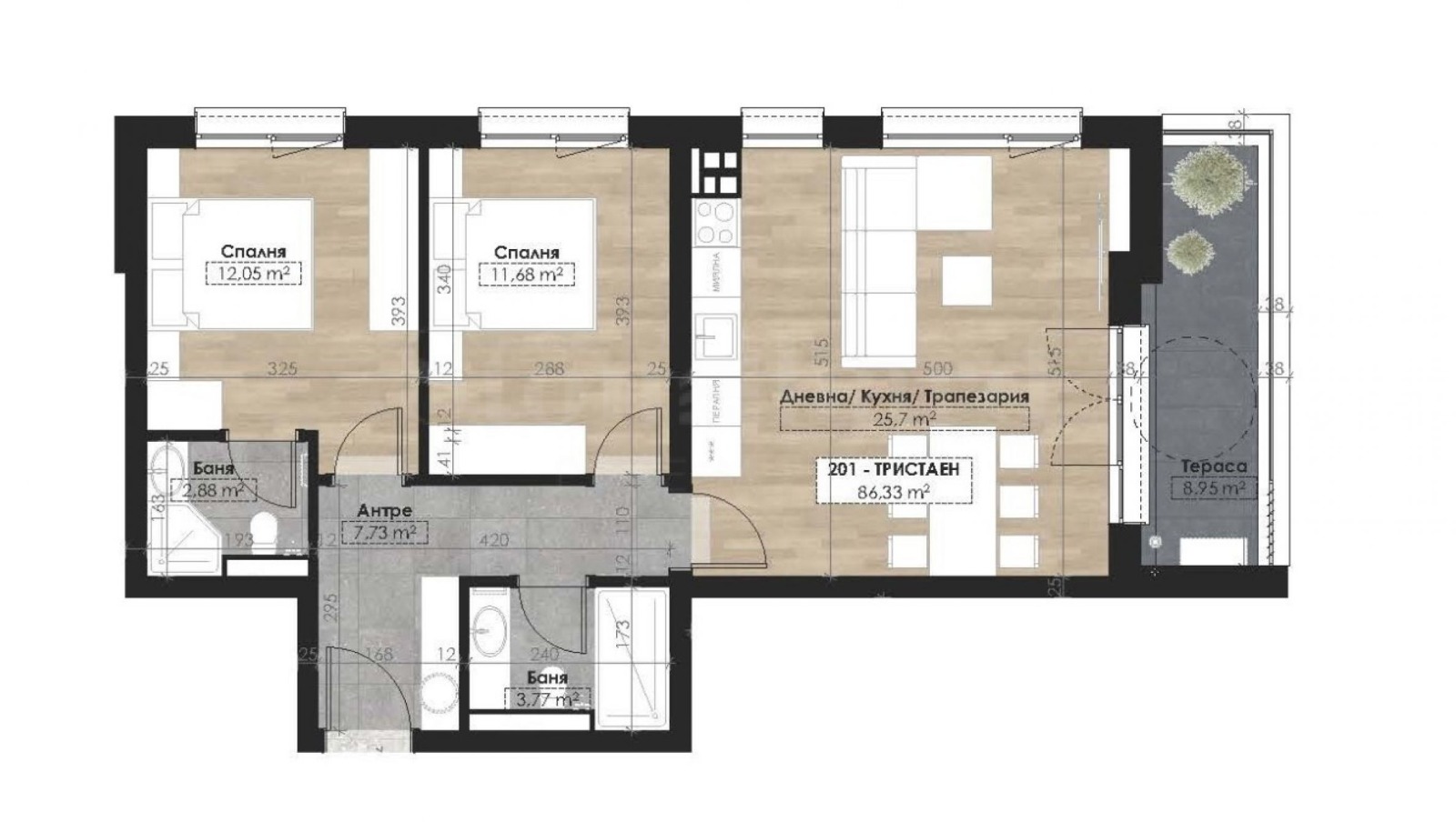 Продава 3-СТАЕН, гр. София, Витоша, снимка 5 - Апартаменти - 53911295