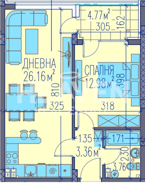 Προς πώληση  1 υπνοδωμάτιο Πλοβδηβ , Καμενητσα 2 , 72 τ.μ | 81291841 - εικόνα [2]