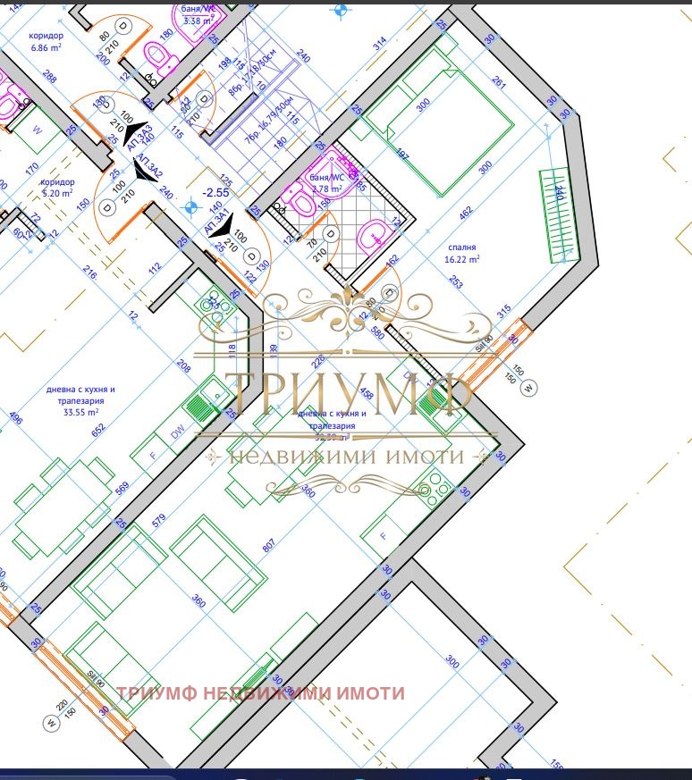 For Sale  1 bedroom Varna , Vinitsa , 67 sq.m | 35126617 - image [2]