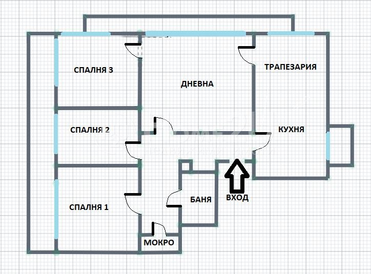 Продава 3-СТАЕН, гр. София, Павлово, снимка 14 - Aпартаменти - 48624409