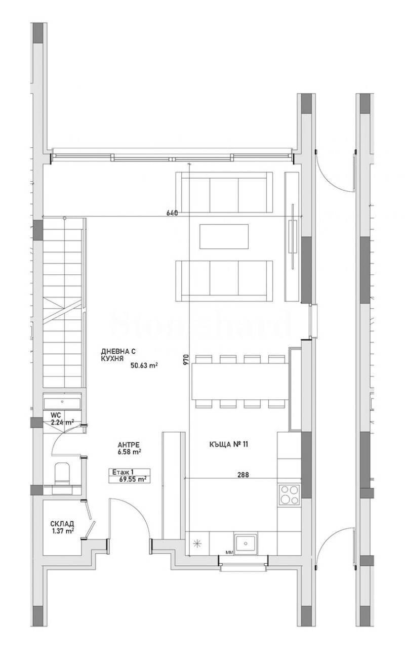 Продава КЪЩА, гр. София, м-т Детски град, снимка 3 - Къщи - 53570723