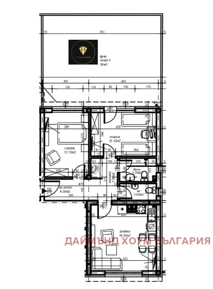 Na prodej  2 ložnice Plovdiv , Christo Smirnenski , 131 m2 | 33225327 - obraz [2]