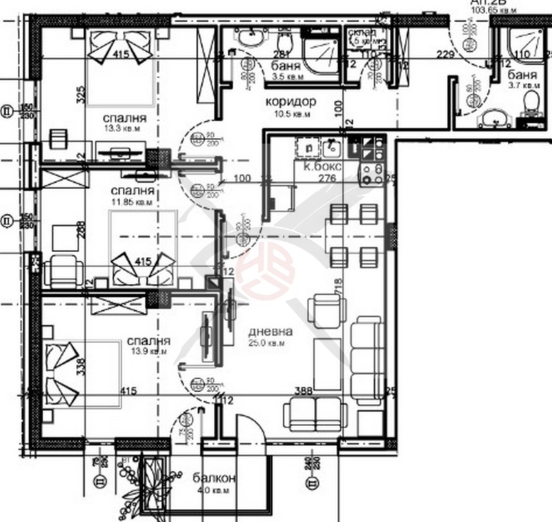Продава 4-СТАЕН в град София, Красна поляна 2 - 116 кв.м / 201 475 € » 394 050.85 лв., ЕКС НВД ООД