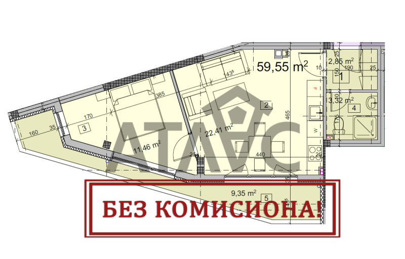 Продава 2-СТАЕН, гр. Пловдив, Коматево, снимка 1 - Aпартаменти - 47715457