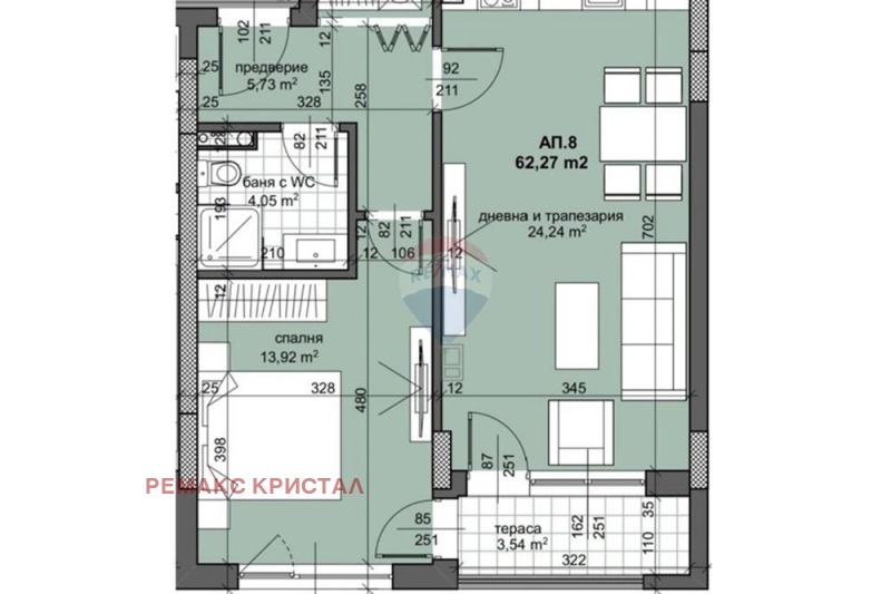 Продава 2-СТАЕН, гр. Пловдив, Тракия, снимка 3 - Апартаменти - 52442722