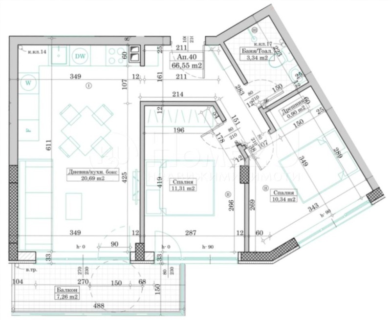 Продава  3-стаен град Варна , Виница , 73 кв.м | 57397499 - изображение [3]