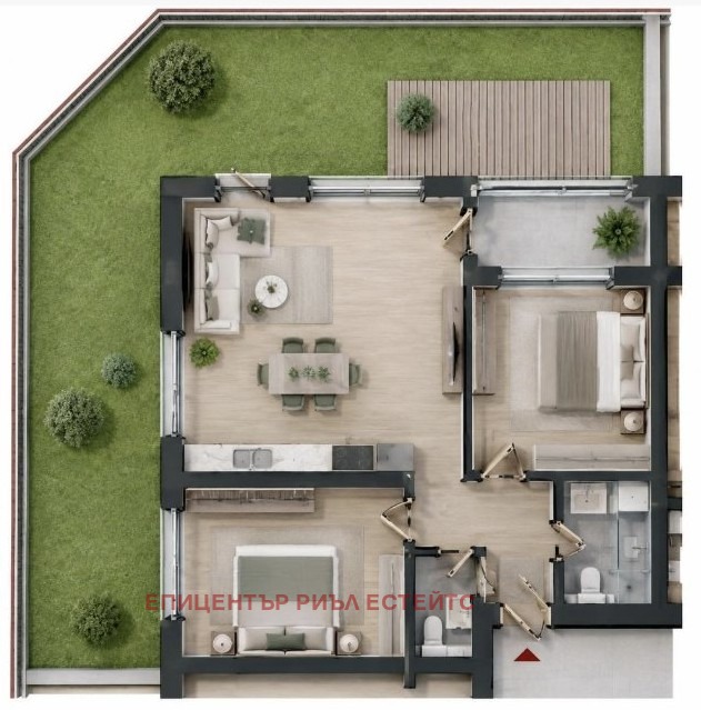 Продава 3-СТАЕН, гр. София, Малинова долина, снимка 2 - Апартаменти - 56703271