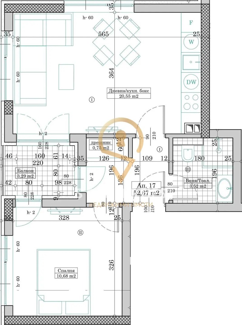 Продава 2-СТАЕН, гр. Варна, Кайсиева градина, снимка 2 - Апартаменти - 52242747