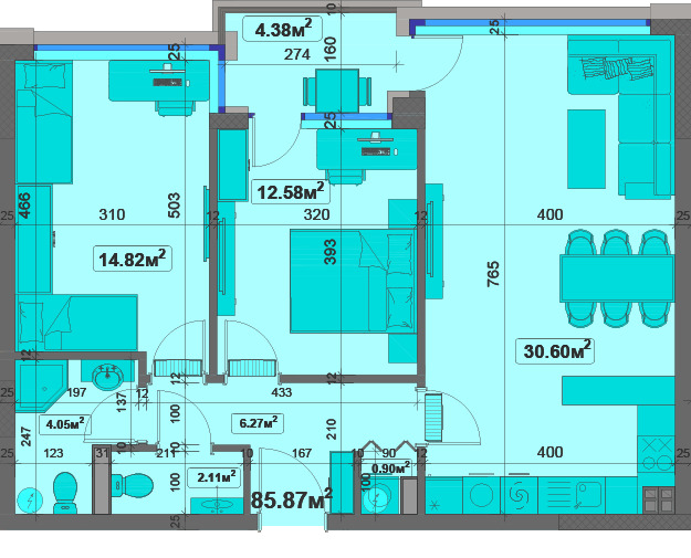 Продава  3-стаен град Варна , Чайка , 104 кв.м | 50619428 - изображение [2]