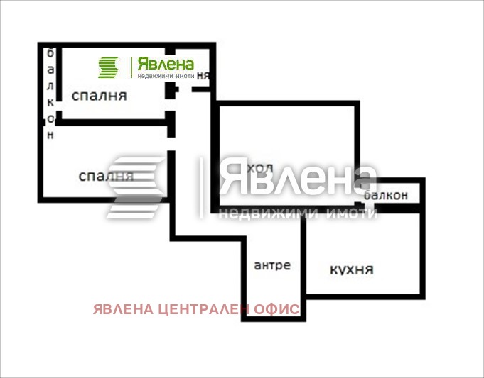 Продаја  2 спаваће собе Софија , Модерно предградие , 93 м2 | 22551425 - слика [10]