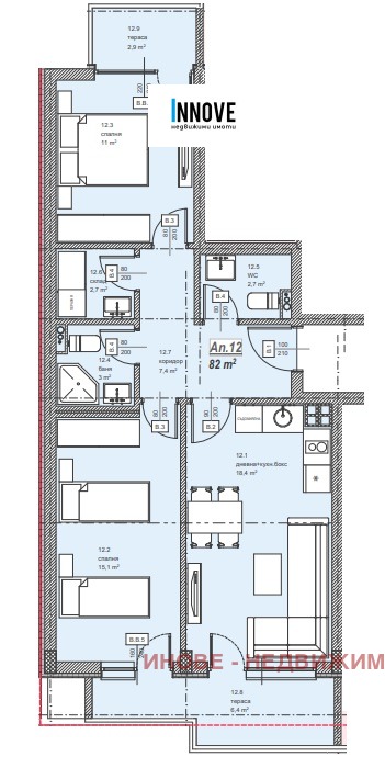 Продава 3-СТАЕН, гр. София, Витоша, снимка 2 - Aпартаменти - 48752902