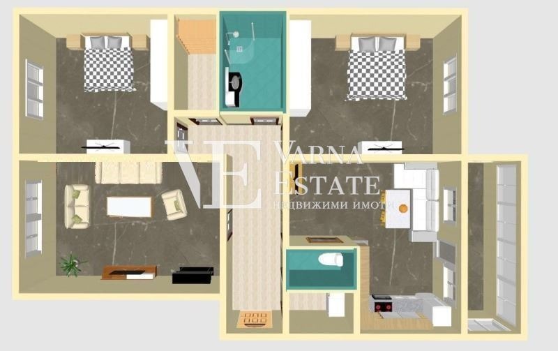 На продаж  3 кімнатна Варна , Възраждане 1 , 96 кв.м | 58518943 - зображення [16]