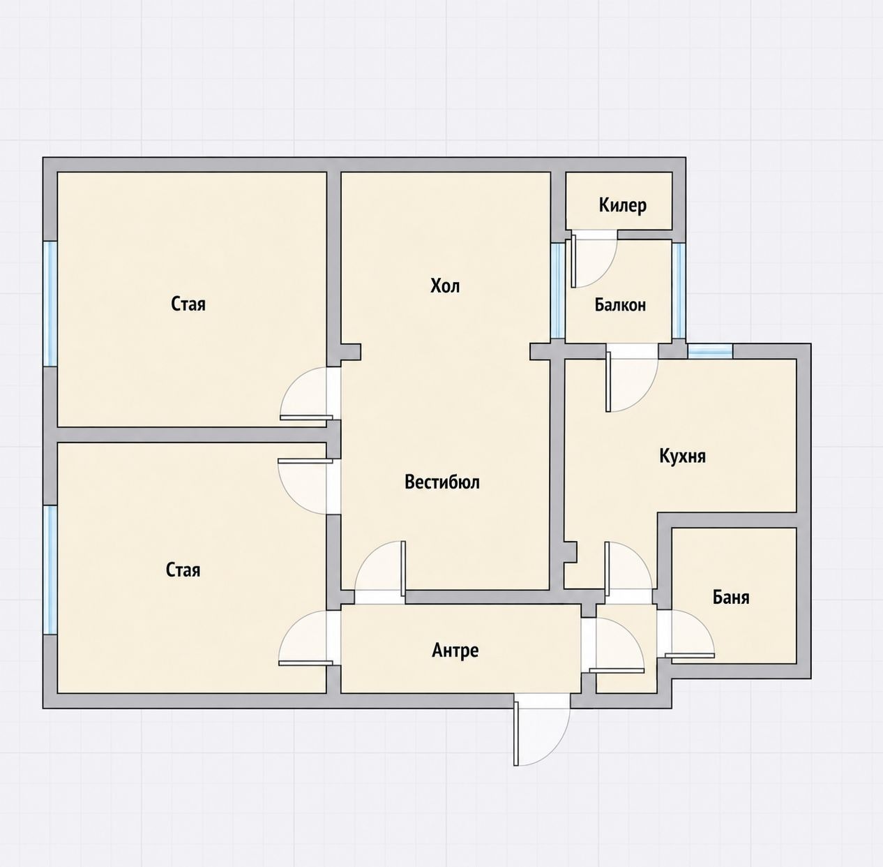 Продава 3-СТАЕН, гр. София, Център, снимка 2 - Апартаменти - 54498201