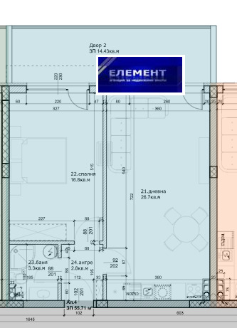 Продава 2-СТАЕН, гр. Пловдив, Коматевско шосе, снимка 11 - Апартаменти - 53170429