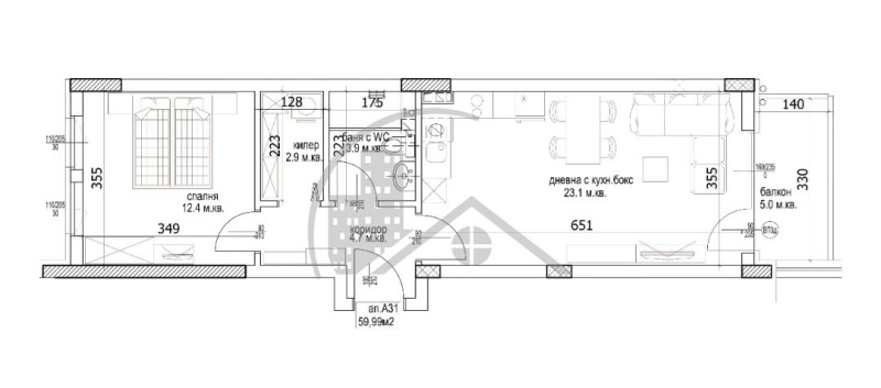 Na prodej  1 ložnice Varna , Kajsieva gradina , 70 m2 | 49978514 - obraz [4]