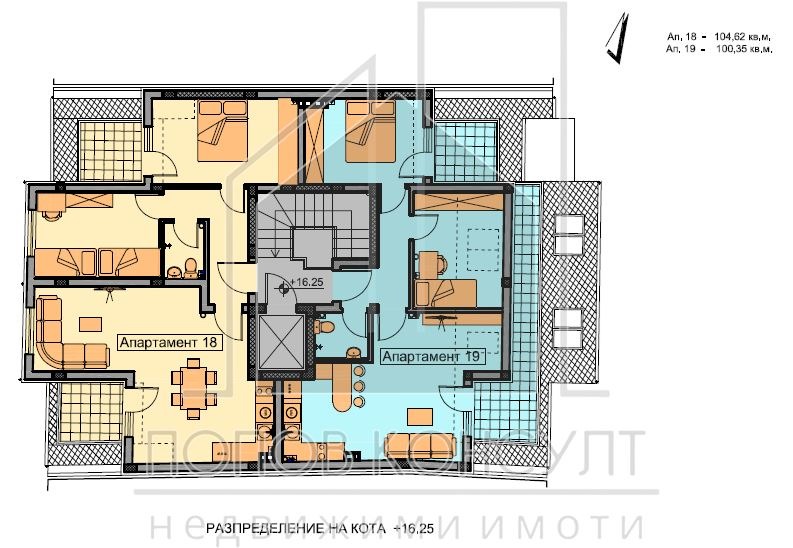 Продается  2 спальни Пловдив , Христо Смирненски , 101 кв.м | 12960179 - изображение [2]