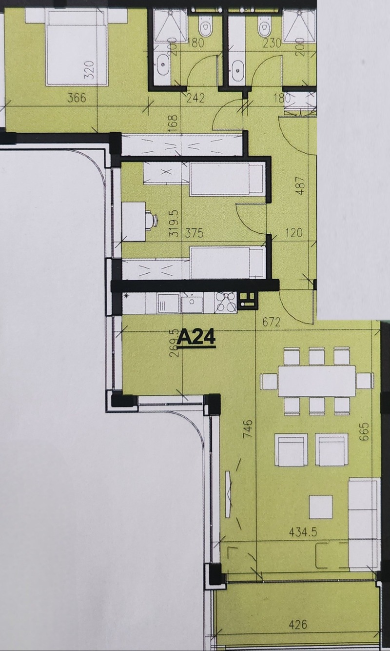 In vendita  2 camere da letto Plovdiv , Karshiiaka , 115 mq | 46499396 - Immagine [3]