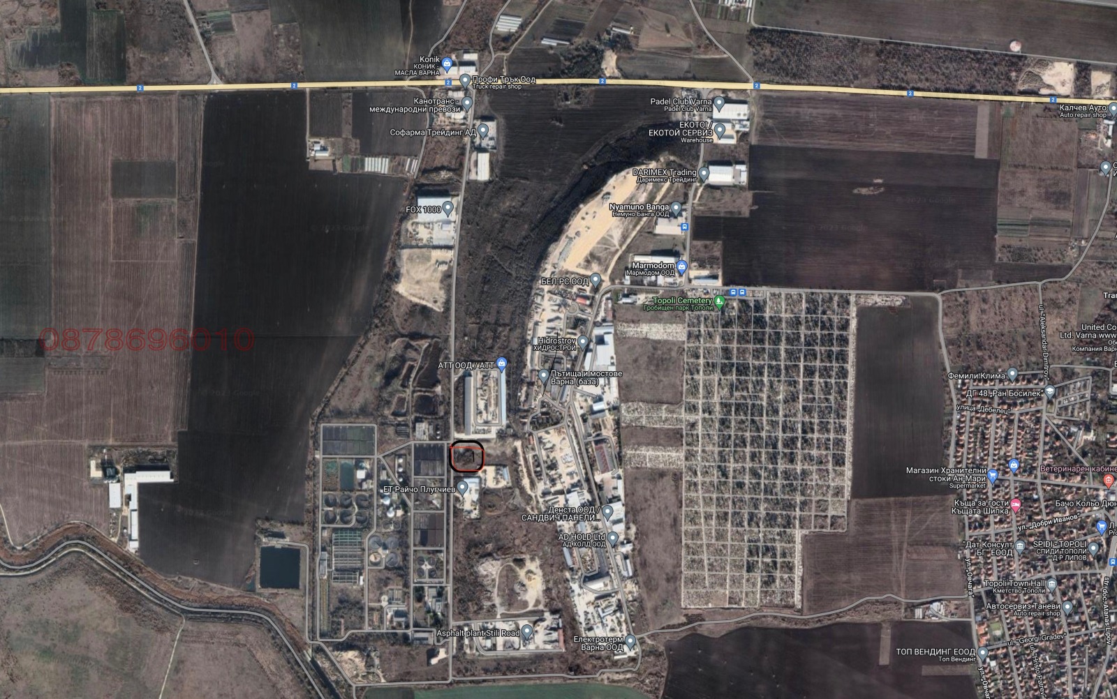 Продава ПАРЦЕЛ, гр. Варна, с. Тополи, снимка 2 - Парцели - 53887514