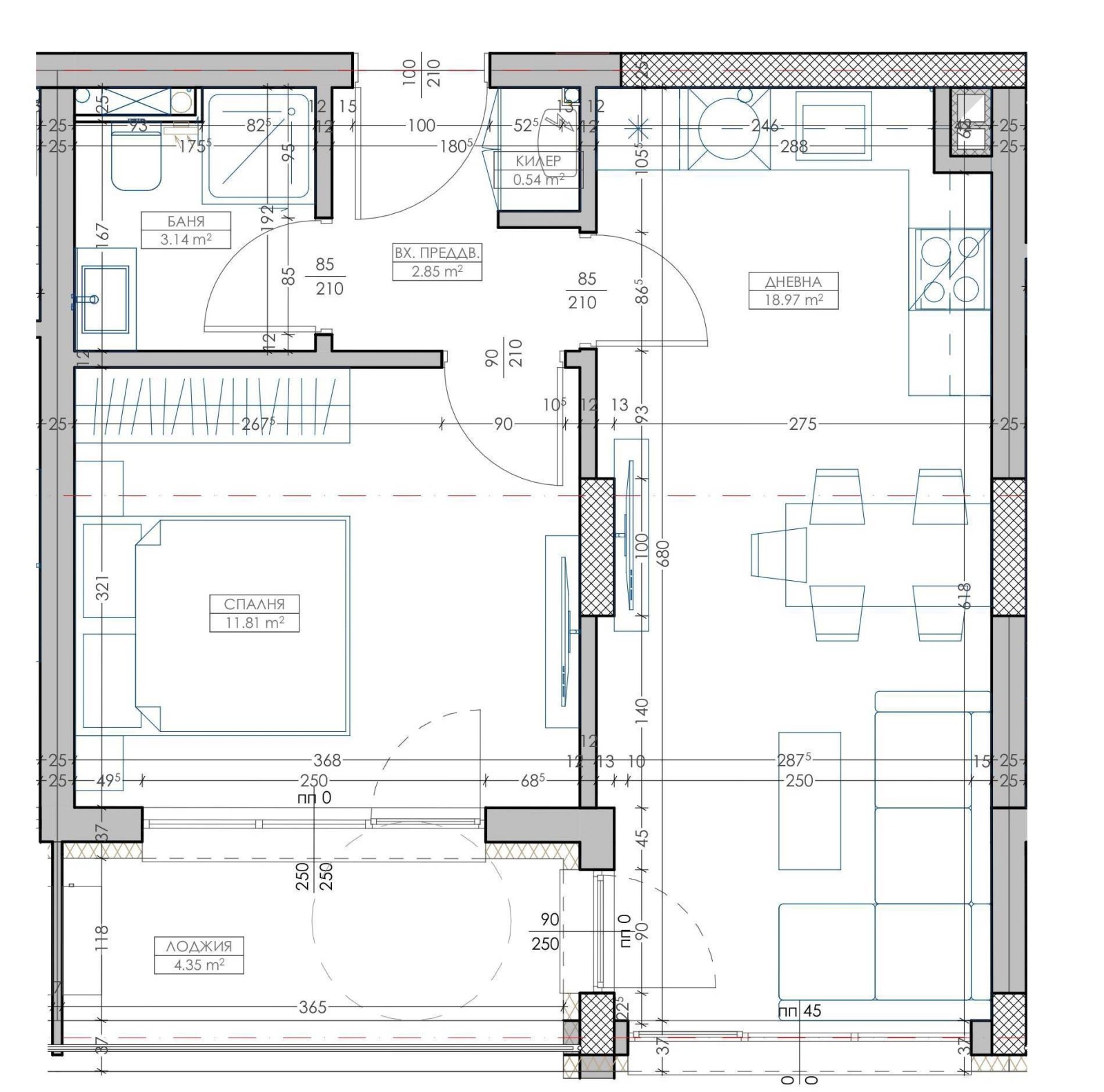 Продава 2-СТАЕН, гр. Варна, Кайсиева градина, снимка 2 - Апартаменти - 55733187