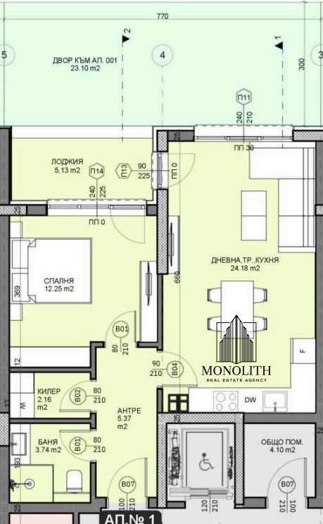 Till salu  1 sovrum Varna , m-t Zelenika , 94 kvm | 97849055 - bild [3]