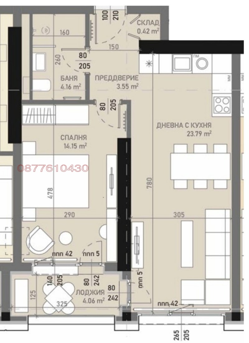De vânzare  1 dormitor Sofia , Banișora , 72 mp | 66951262